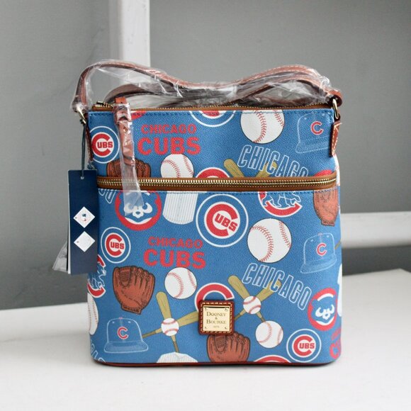 Dooney & Bourke Handbags - Dooney & Bourke Chicago Cubs Blue Game Day Crossbody Purse NWT